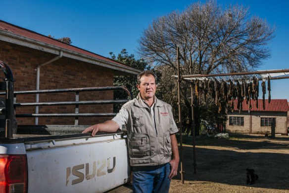 Johnny Muller was shot in the head during a farm attack in 2017.