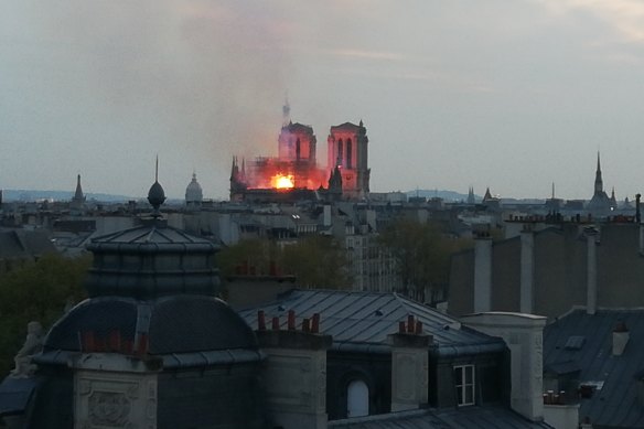 Heritage architect  Pierre Gommier saw the Notre-Dame Cathedral in Paris burn from his apartment.