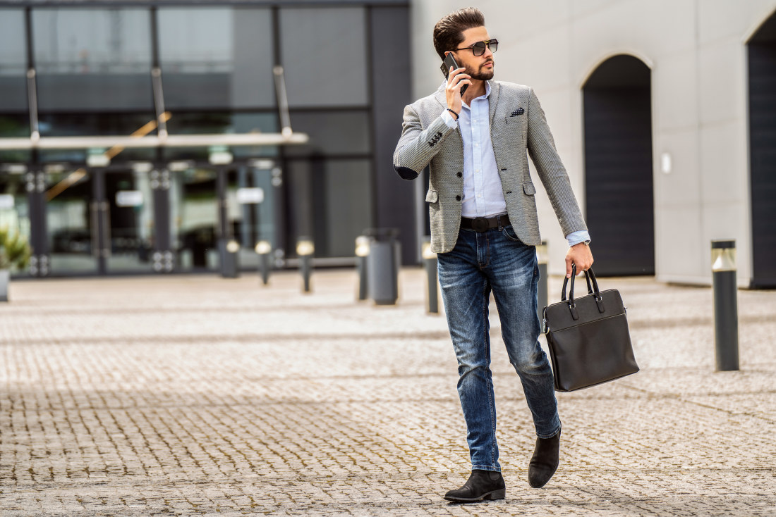 Smart jeans for work shop