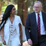 Prime Minister Anthony Albanese and new Labor candidate for Barton Ashvini Ambihaipahar.