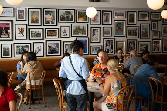Inside Maggio’s Pasticceria in North Ryde.
