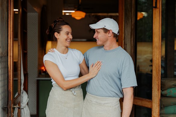 Sonya Ivanovic and Matt Carter who run the family business, Iggy’s Bread at Bronte, 