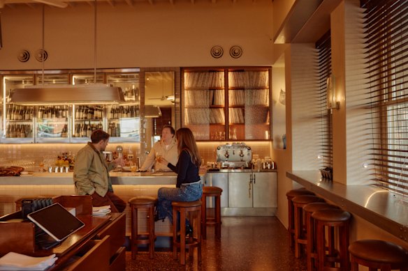 The warmth of the room is reminiscent of Martini’s former Melbourne Wine Room.
