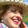Gai Waterhouse after Too Darn Lizzie won the Manhari Thousand Guineas Prelude at Caulfield Racecourse earlier in October