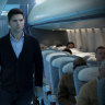 Adam Scott in The Twilight Zone reboot Nightmare at 30,000 Feet.