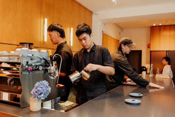 The espresso bar. 