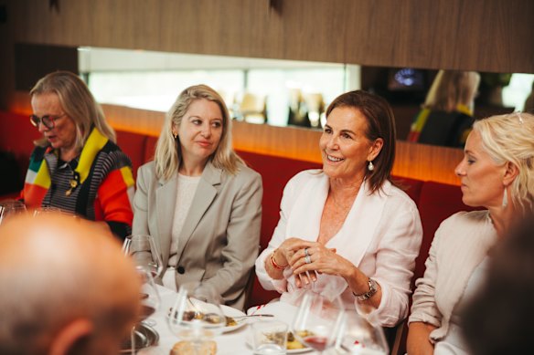 Judy McMahon (Catalina), with head of Good Food Sarah Norris (left) and Jane Strode (right).