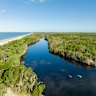 Bribie Island, Queensland’s “least-likely island paradise”.