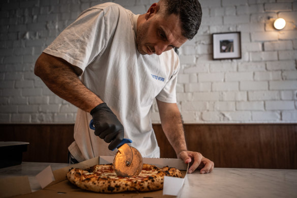 Neapolitan-native-turned-Oatley-local Pasquale Petrecca makes the pizzas at Tutto Vero, Oatley.