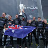 Aussies win sailing’s richest prize as whale almost derails title defence