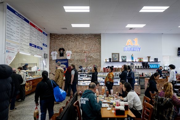 Inside Brunswick institution A1 Bakery.