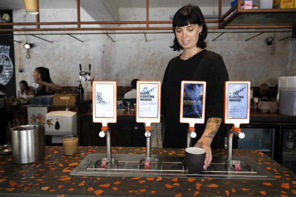 Single O in Surry Hills serves filter coffee on tap.