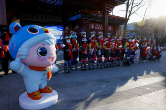 Beijing has brushed off diplomatic boycotts of the Winter Games, which start on February 4. 