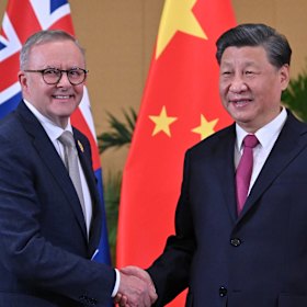 Prime Minister Anthony and President Xi Jinping