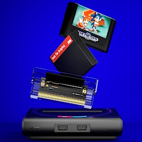 The system comes with an adapter for Master System games, and adapters for other Sega systems are in the works to be sold separately.
