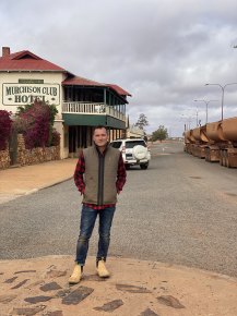 Adam Brand has spent his enforced 2020 furlough in the central-west gold mining region of Western Australia.
