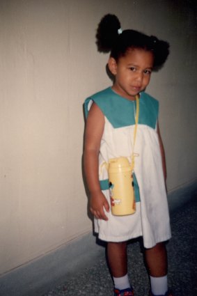 Yassmin, here aged three, loved 
wearing dresses as a child.