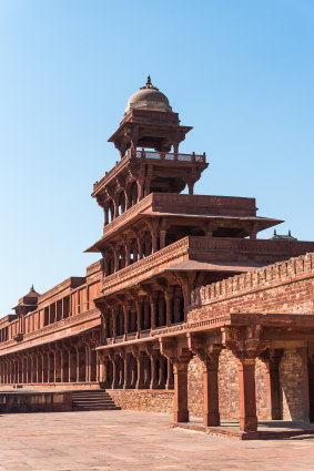 Pachisi Courtyard in Fatehpur Sikri, India.