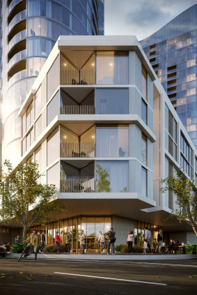 Geocon's Urban in Republic where the developers revealed plans for 6500 square metres of retail and commercial space. 