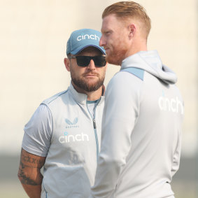 The architects of Bazball: England captain Ben Stokes and coach Brendan McCullum.