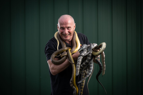 Snake catcher Raymond Hoser is running as an independent in the Warrandyte byelection.