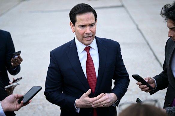 US Secretary of State Marco Rubio.