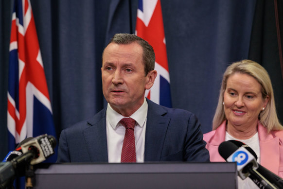 Western Australian Premier Mark McGowan announcing his retirement.