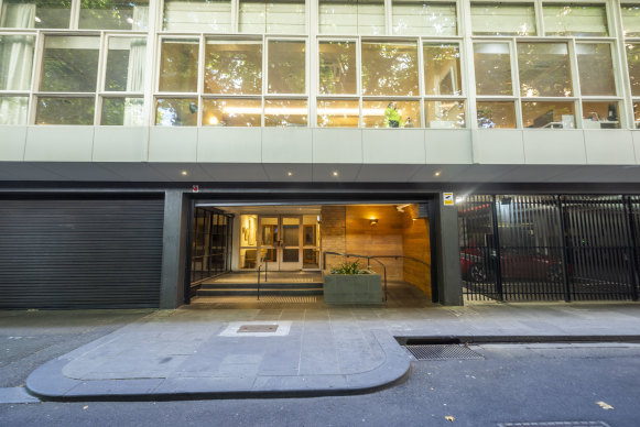 A view of the hidden entrance to the Lyceum Club, and its newly renovated rooms upstairs.