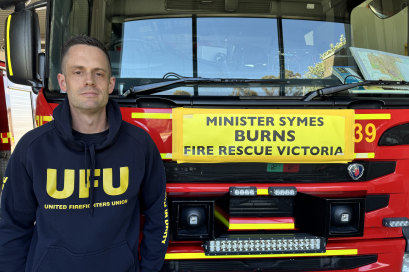 Traralgon fire station officer, operatio<em></em>nal firefighter and UFU delegate Matt Lawrence.