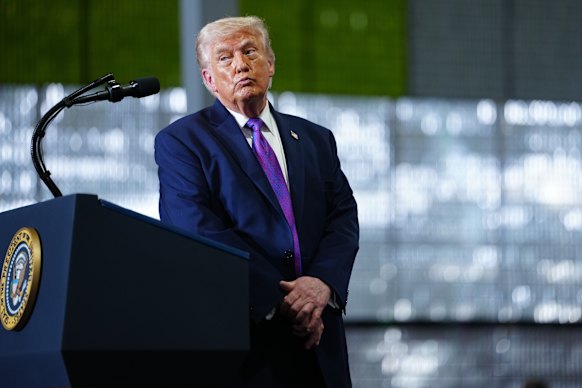 الرئيس الأمريكي دونالد ترامب يوم الأربعاء.