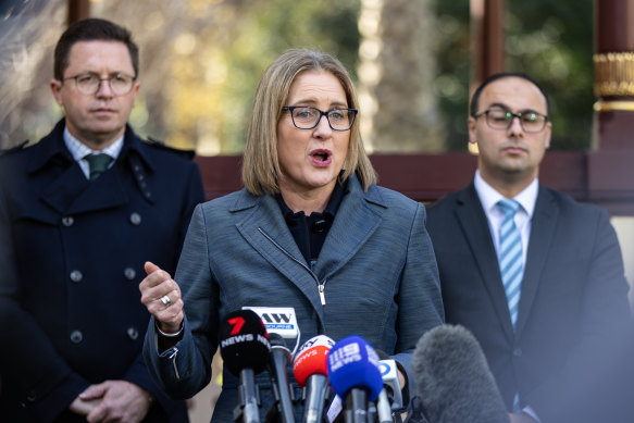 Victorian Premier Jacinta Allan announces the youth justice legislation.