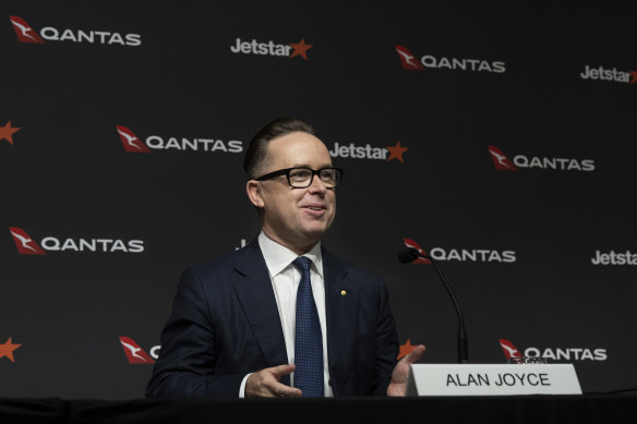 Qantas chief executive Alan Joyce. 