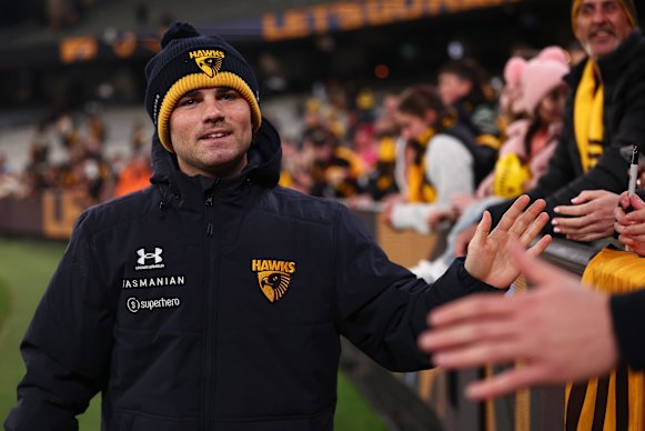 Hawthorn star Nick Watson has been ruled out of the Carlton clash.