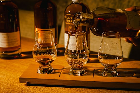 Australia’s oldest whisky flight … The Tasman teams up with Hellyers Road Distillery for this rare tasting.