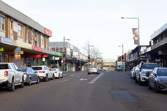 Spencer Street, Fairfield, near the scene of the couple’s abduction.