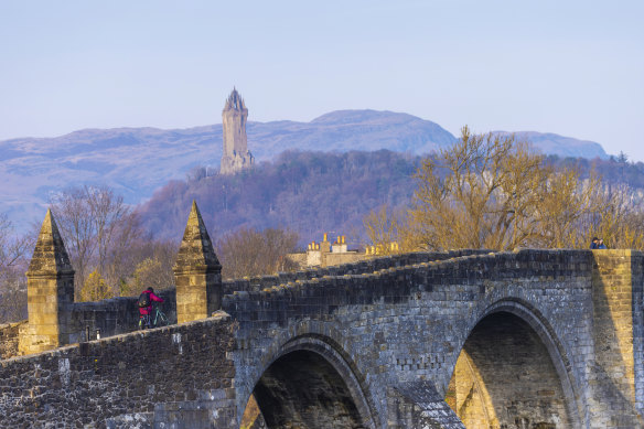 The National Wallace Monument looms outside Stirling.