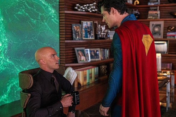 David Coendswet as Superman with Nicholas Hoult as his new, Lex Luther.