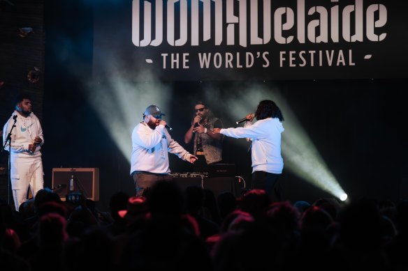 WOMADelaide festival in South Australia has been a major supporter of Dem Mob.