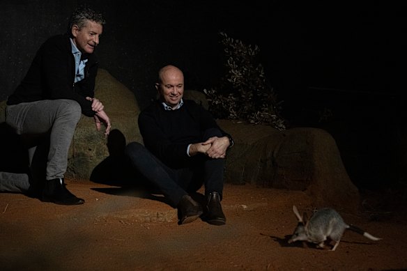 Matt Kean has joined the board of Australian Wildlife Conservancy, chaired by Nick Butcher (left).
