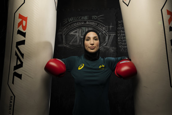 Tina Rahimi: “At last year’s world championships in Turkey, I had bruises all around my eyes … But by the time I’d finished applying make-up, you couldn’t tell.” 