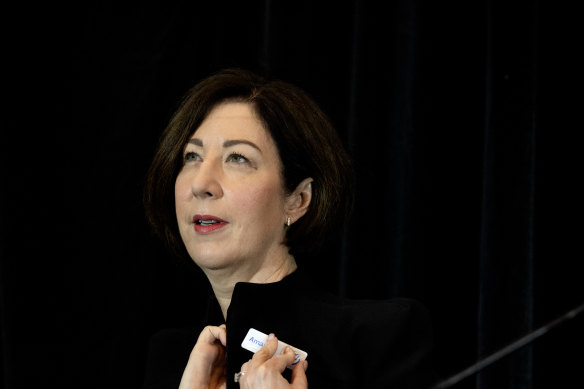 New Woolworths chief executive Amanda Bardwell. 