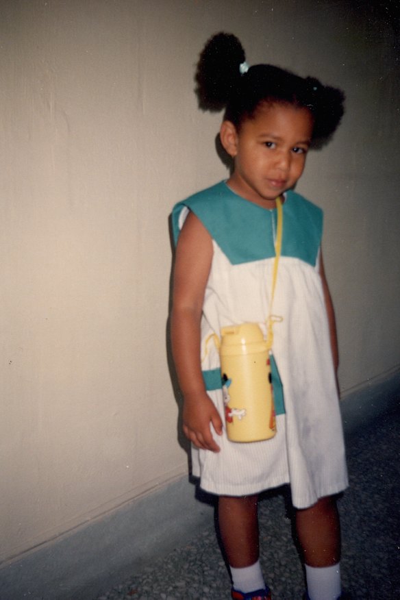 Yassmin Abdel-Magied, here aged three, emigrated with her family from Sudan when she was barely a toddler. 