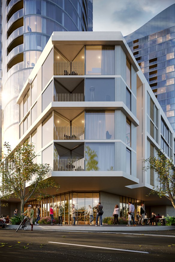 Geocon's Urban in Republic where the developers revealed plans for 6500 square metres of retail and commercial space. 