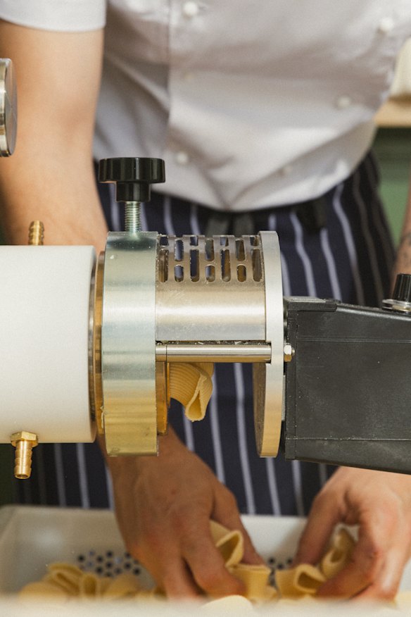 Freshly made pasta.