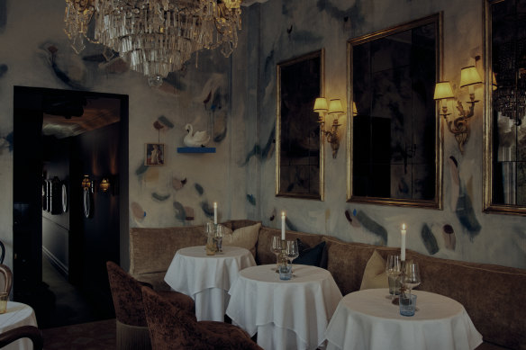 The main salon at Gigi. 