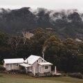 Felons Corner with Mount Roland as a backdrop.