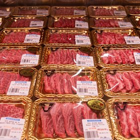 Wagyu beef is keenly priced.