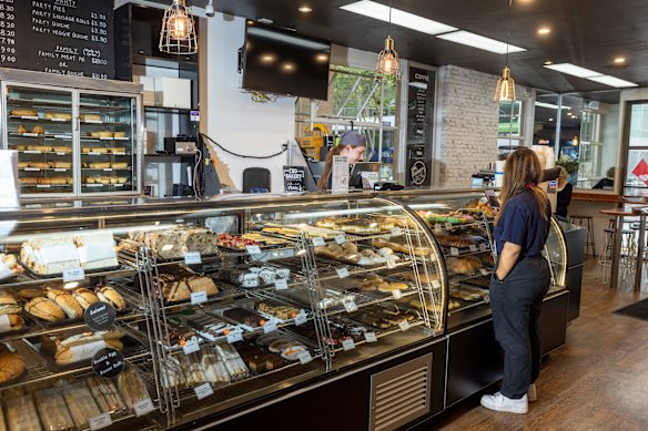 Inside Bourke Street bakery-cafe CBD Bakery. 