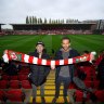 McElhenney (left) and Reynolds, who arranges his week around Wrexham’s playing schedule.