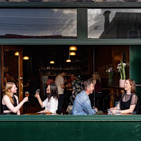 There’s a wide range of whiskeys and American bar snacks.